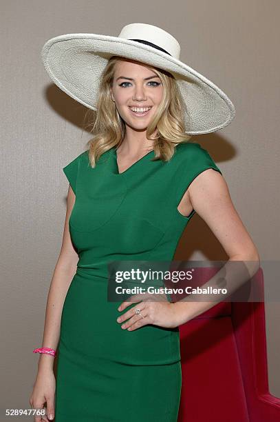 Model Kate Upton is seen around the 142nd Kentucky Derby at Churchill Downs on May 7, 2016 in Louisville, Kentucky.