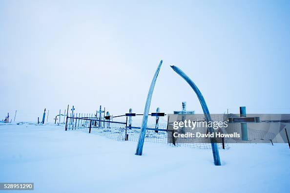 USA - Alaska - Inupat Eskimo Graveyard