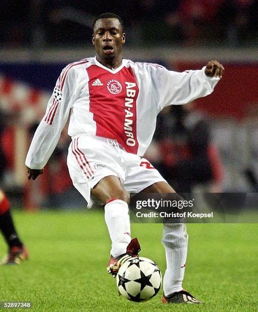 Champions League 02/03, Viertelfinale, Amsterdam; Ajax Amsterdam - AC Mailand 0:0; Abubakari YAKUBU/Ajax