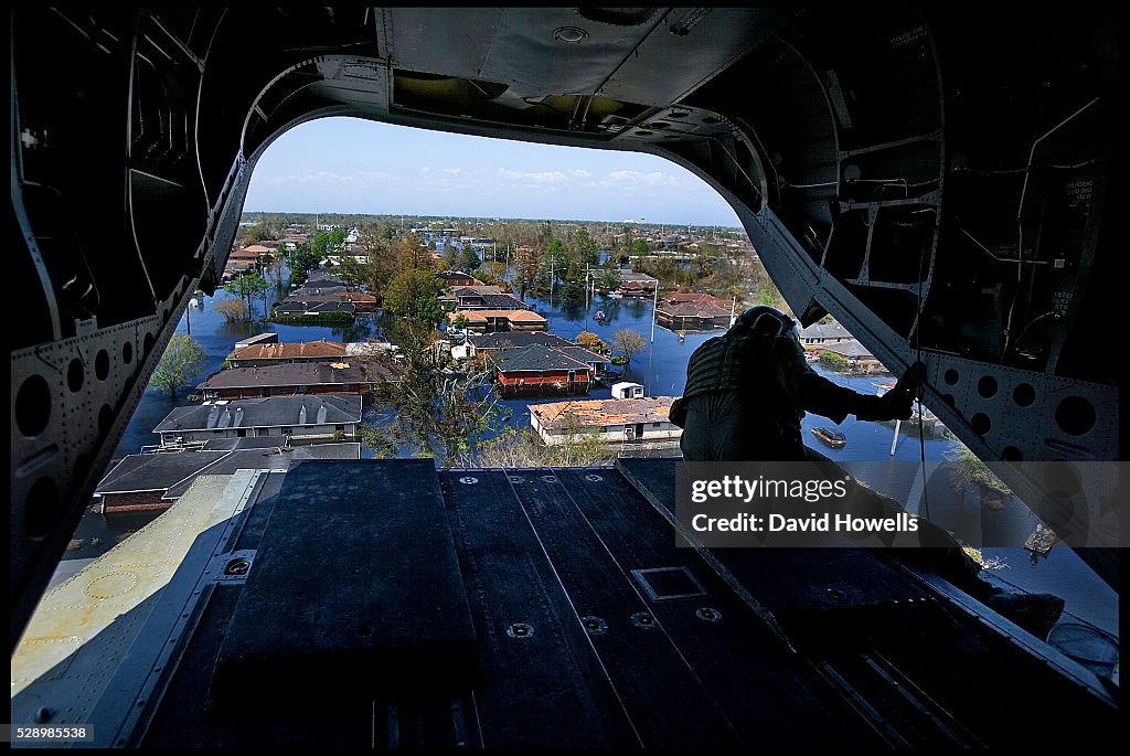 USA - Hurricane Katrina - Army Performs Search and Rescue