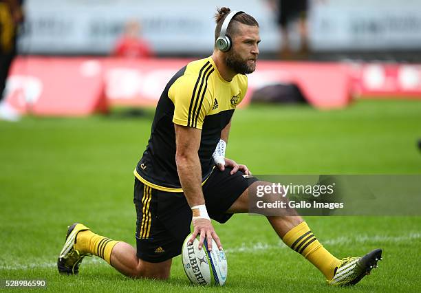 Cory Jane of the Hurricanes during the Super Rugby match between Cell C Sharks and Hurricanes at Growthpoint Kings Park on May 07, 2016 in Durban,...