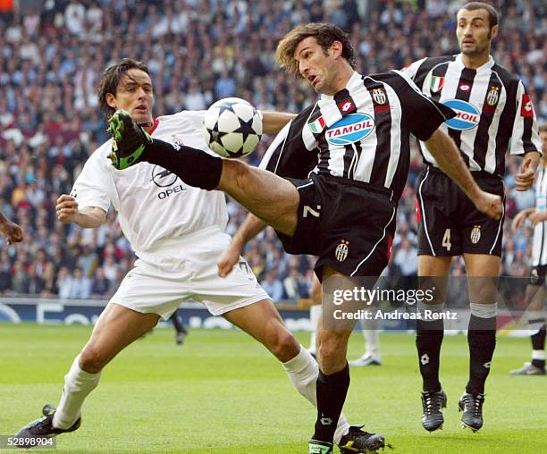 Champions League 02/03 Finale, Manchester; AC Mailand - Juventus Turin; Filippo INZAGHI/Mailand, Ciro FERRARA/Turin