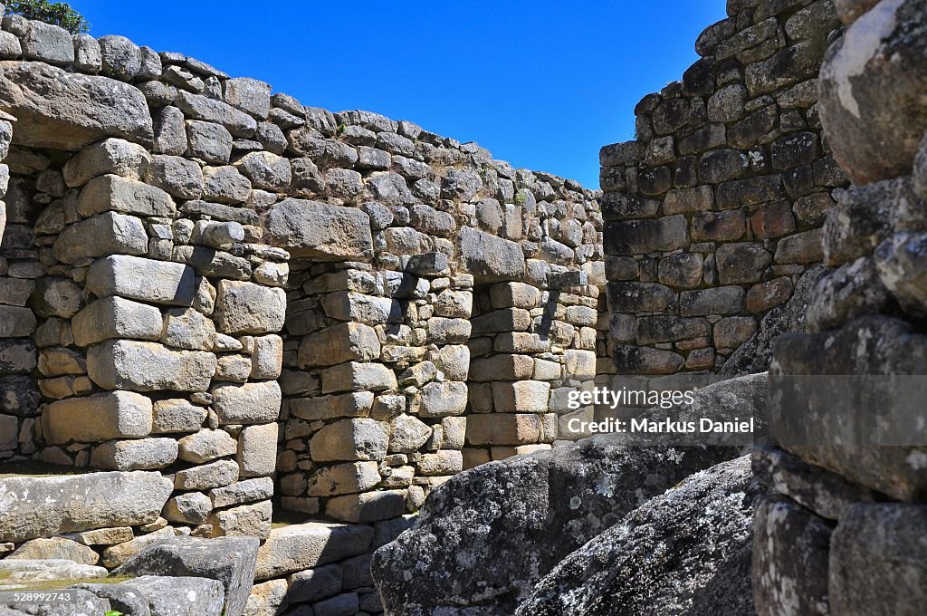 Inside Inca House Inca House Interior In Machu Picchu High-Res Stock Photo - Getty Images