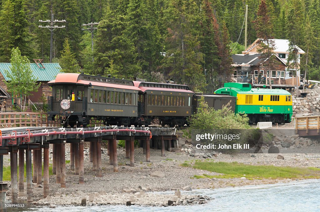 White Pass and Yukon Railroad train