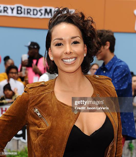 Gloria Govan attends the premiere of "Angry Birds" at Regency Village Theatre on May 7, 2016 in Westwood, California.