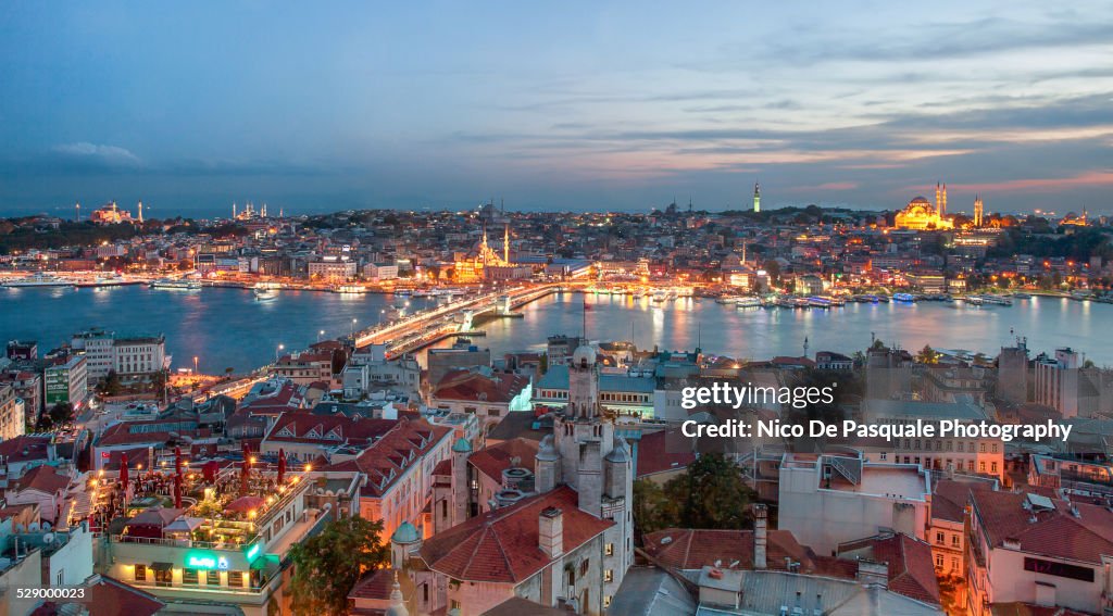 Istanbul at sunset