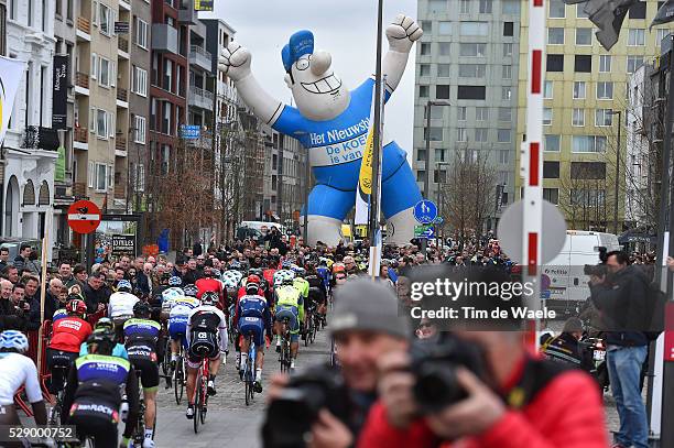 104th Scheldeprijs 2016 Start Departure Vertrek / Illustration Illustratie / Peleton Peloton / Antwerpen City Ville Stad / Antwerpen - Schoten / Prix...