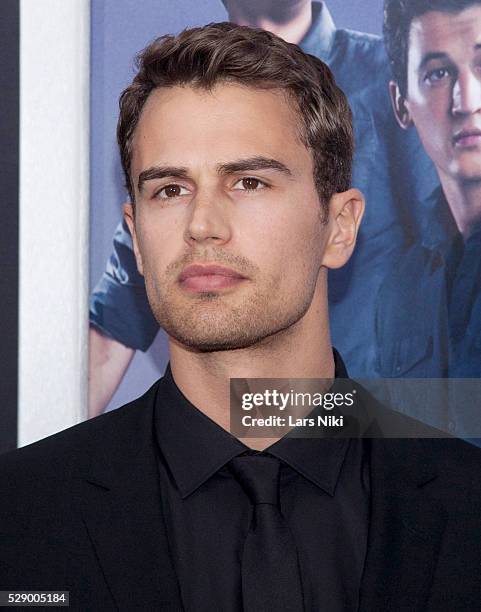 Theo James attends "The Divergent Series: Allegiant" world premiere at the AMC Loews Lincoln Square in New York City. �� LAN