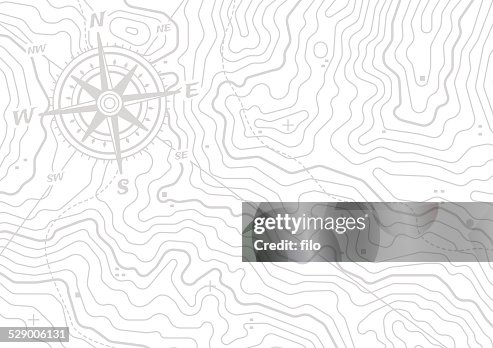 Topographic Compass Map Background Topographic Compass Map Background