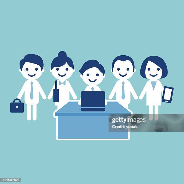 Sales Team Computer 89 Work Computer Sales Team Win Stock Photos, High-Res Pictures, and ...