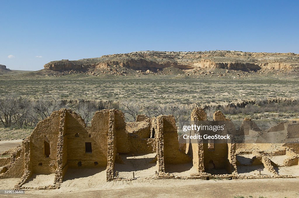 Pueblo ruins, pre-Columbian