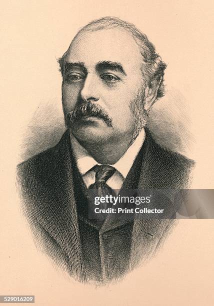 'Sir Matthew White Ridley, 1st Viscount Ridley , British Conservative politician and statesman, 1896. From The Life and Times of The Right Honourable...