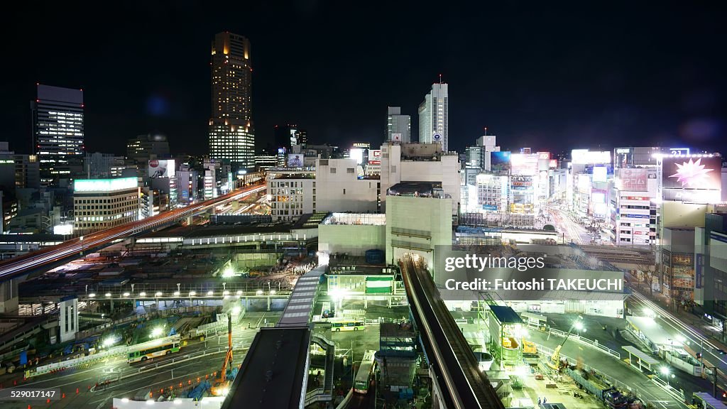 Shibuya Station is now under construction