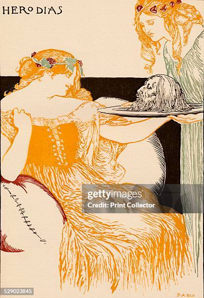 Herodias, 1896. This unusual depiction of the murder of Saint John the Baptist shows Salome's mother Herodias , rather than the more usual depiction...