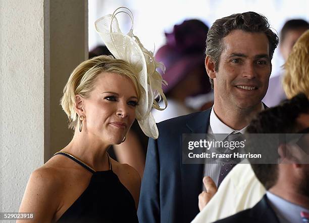 Megyn Kelly and Douglas Brunt are seen around the 142nd Kentucky Derby at Churchill Downs on May 7, 2016 in Louisville, Kentucky.