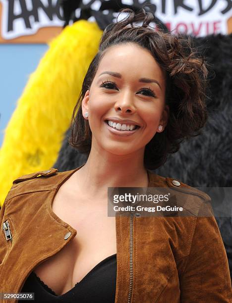 Gloria Govan arrives at the premiere of Sony Pictures' "The Angry Birds Movie" at Regency Village Theatre on May 7, 2016 in Westwood, California.