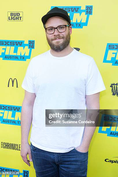 Director Seth Rogen on the red carpet of 'Preacher' during the 2016 SXSW Music, Film + Interactive Festival at Paramount Theatre on March 14, 2016 in...