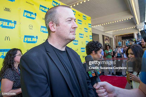 Author Garth Ennis attends the screening of 'Preacher' during the 2016 SXSW Music, Film + Interactive Festival at Paramount Theatre on March 14, 2016...