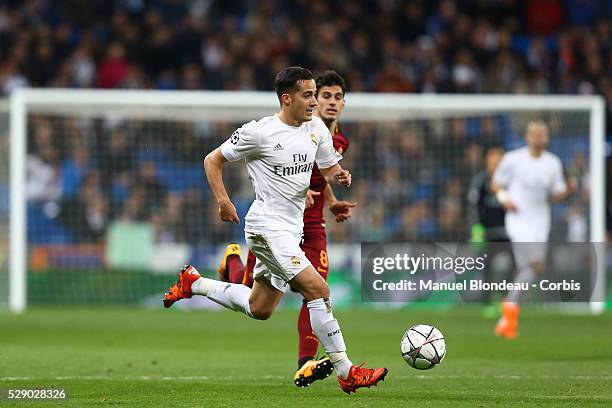 Lucas Vazquez of Real Madrid during the UEFA Champions League round of 16, 2nd leg, football match between Real Madrid CF and AS Roma on March 8,...