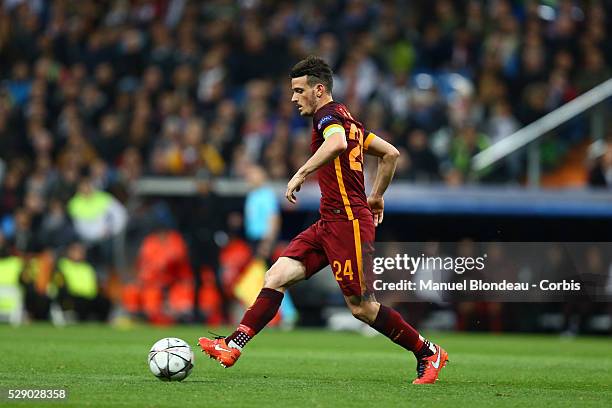 Alessandro Florenzi of AS Roma during the UEFA Champions League round of 16, 2nd leg, football match between Real Madrid CF and AS Roma on March 8,...