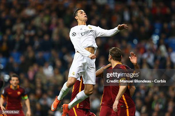 Cristiano Ronaldo of Real Madrid during the UEFA Champions League round of 16, 2nd leg, football match between Real Madrid CF and AS Roma on March 8,...