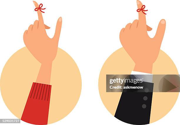 remember - string around finger vector stock illustrations