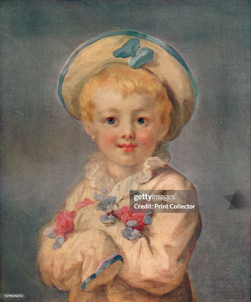 A Boy as Pierrot, c1780. (1911). Artist: Jean-Honore Fragonard