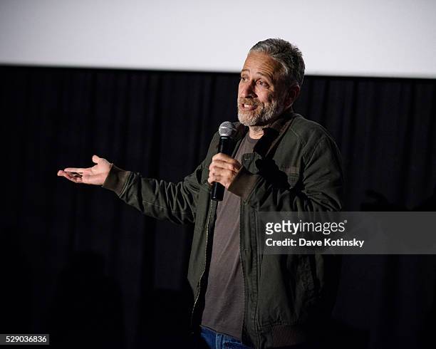 Jon Stewart attends the Montclair Film Festival 2016 on May 7, 2016 in Montclair City.