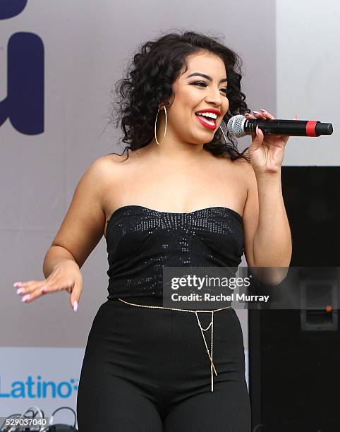 Nira performs onstage during the mitu T.A.C.O. Challenge on May 7, 2016 in Los Angeles, California.