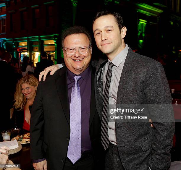 Actor Wayne Knight and actor Joseph Gordon-Levitt attend Lupus LA's Orange Ball, A Night Of Superheroes at FOX Studios on May 7, 2016 in Los Angeles,...