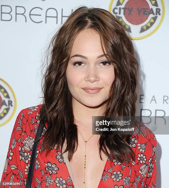 Actress Kelli Berglund arrives at City Year Los Angeles' Spring Break: Destination Education at Sony Pictures Studios on May 7, 2016 in Culver City,...