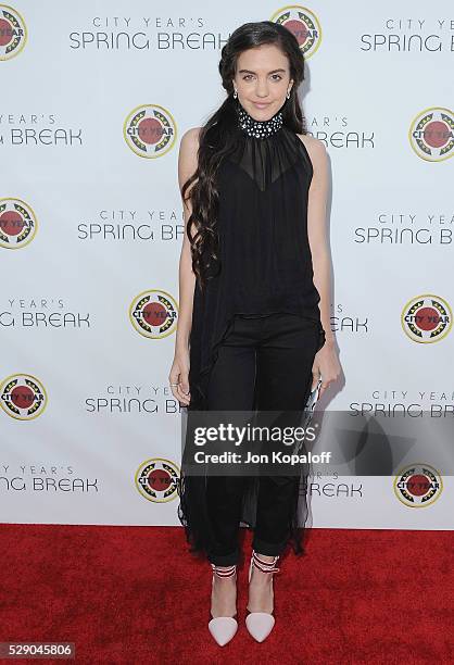 Actress Lilimar Hernandez arrives at City Year Los Angeles' Spring Break: Destination Education at Sony Pictures Studios on May 7, 2016 in Culver...