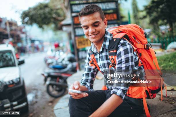 travel like a local - nepal man stock pictures, royalty-free photos & images