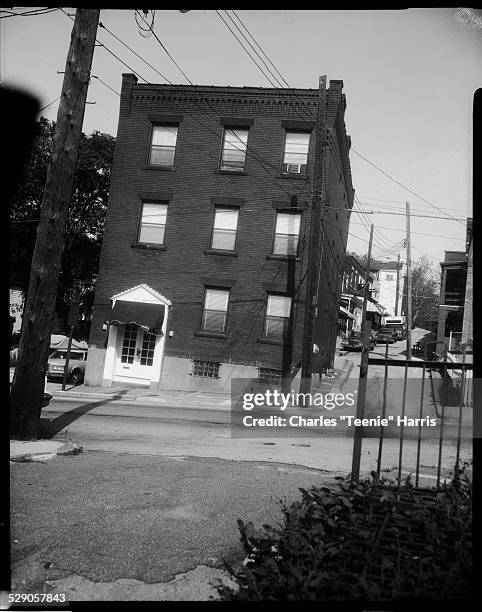 Daisy Lampkin apartments, 2519 Webster Avenue at Watt Lane, Hill District, Pittsburgh, Pennsylvania, circa 1965-1975.