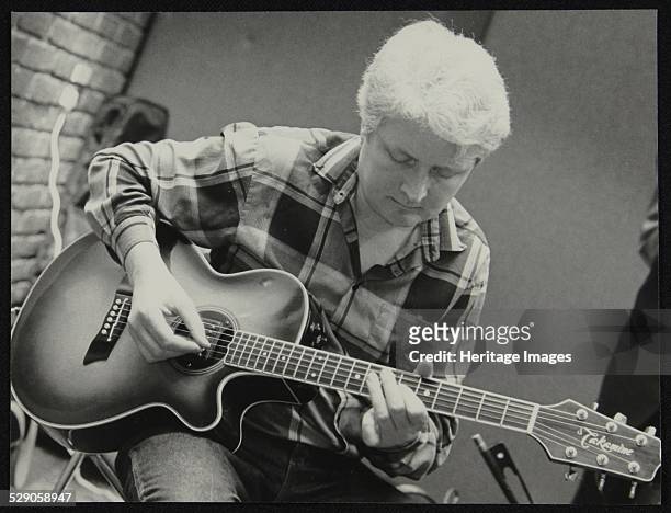 Guitarist Dave Cliff playing at The Fairway, Welwyn Garden City, Hertfordshire, 28 April 1991. Artist: Denis Williams .