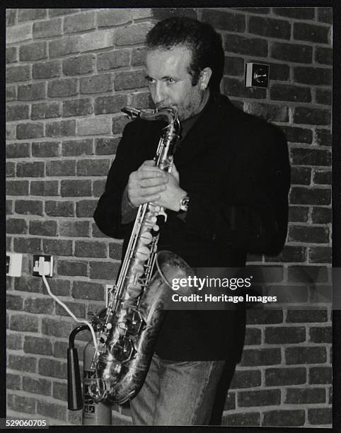 Italian saxophonist Renato D'Aiello at The Fairway, Welwyn Garden City, Hertfordshire, 5 December 1999. Artist: Denis Williams .