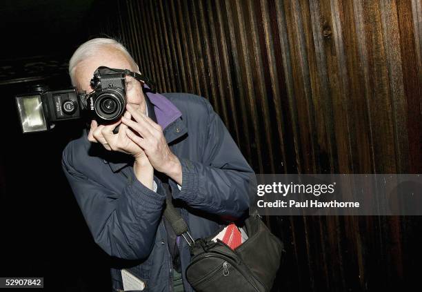 Photographer Bill Cunningham takes a photo of guests attending the 2nd Annual Spring Fling to benefit Teachers Count at The Maritime Hotel, Hiro...