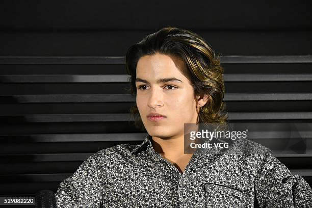 American actor Aramis Knight promotes American television series "Into the Badlands" on May 7, 2016 in Beijing, China.