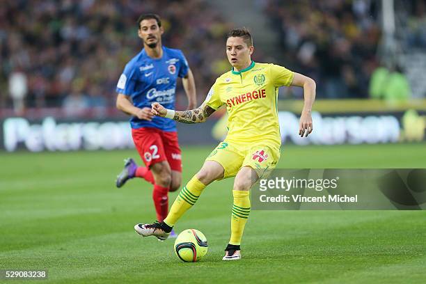 Oliveira Tavares of Nantes during the Football french Ligue 1 match between FC Nantes and SM Caen at Stade de la Beaujoire on May 7, 2016 in Nantes,...
