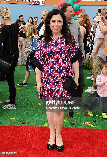 Actress Alex Borstein attends the premiere of "Angry Birds" at Regency Village Theatre on May 7, 2016 in Westwood, California.