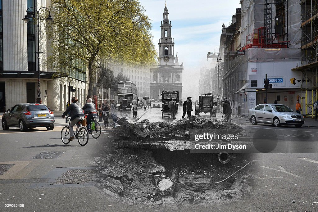 Scenes From The London Blitz - Now and Then