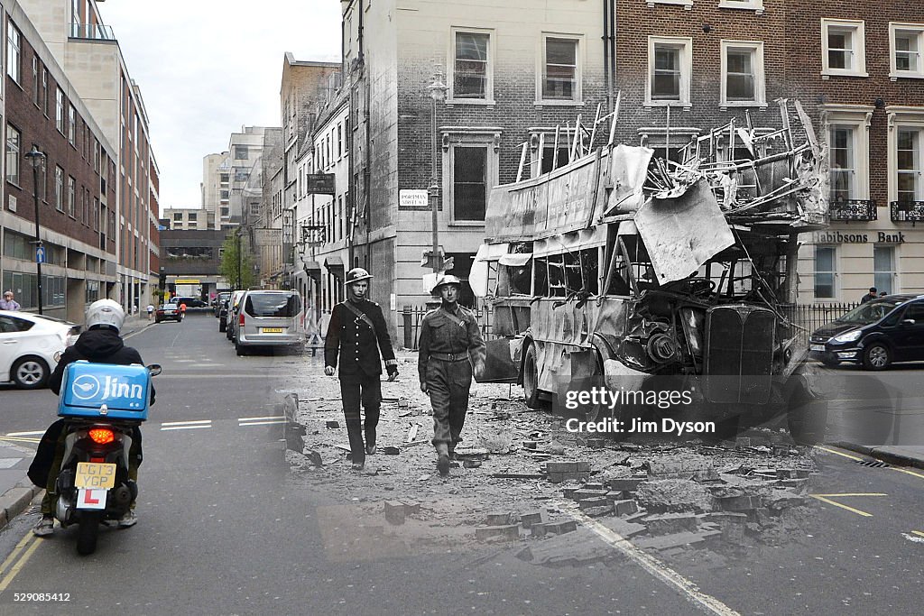 Scenes From The London Blitz - Now and Then