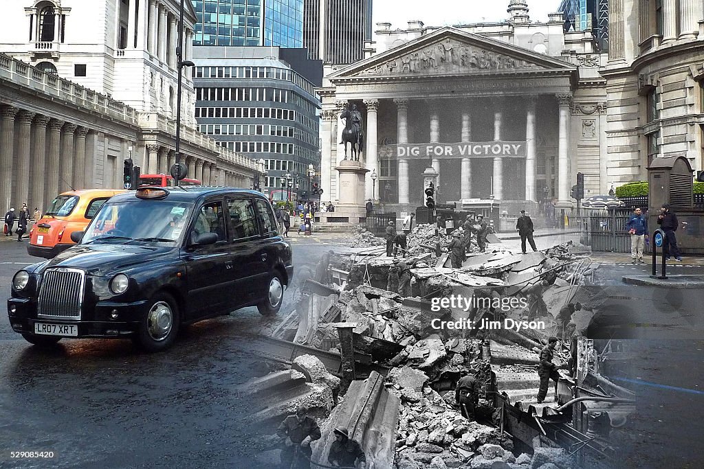 Scenes From The London Blitz - Now and Then