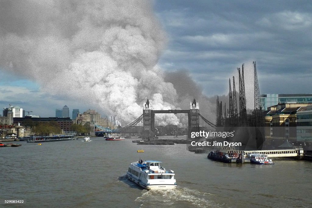 Scenes From The London Blitz - Now and Then