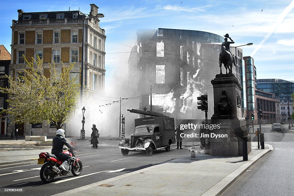 Scenes From The London Blitz - Now and Then