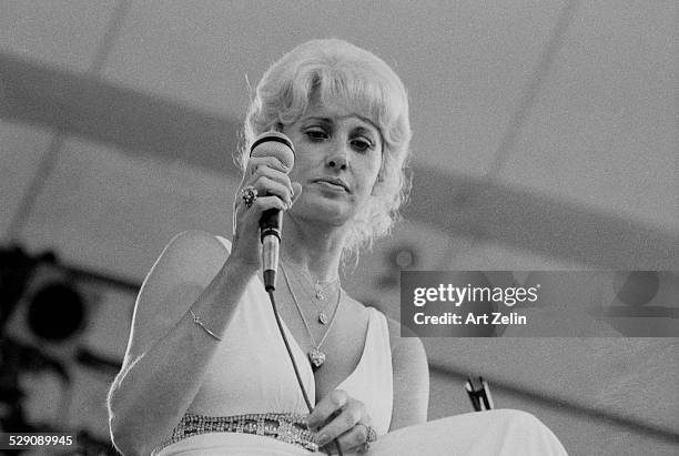 Tammy Wynette in performance; circa 1960; New York.