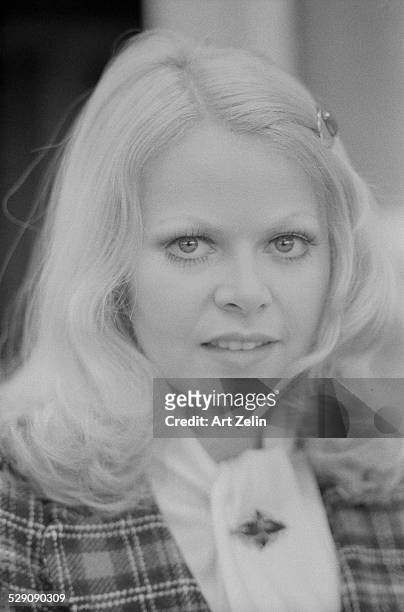 Sally Struthers close-up; circa 1970; New York.