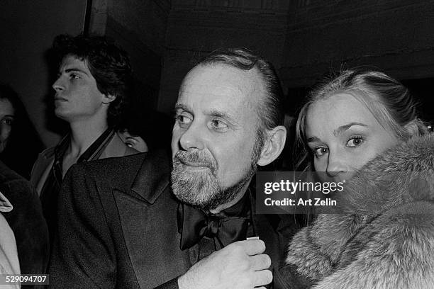 Jessica Lange with Bob Fosse her boyfriend; circa 1960; New York.