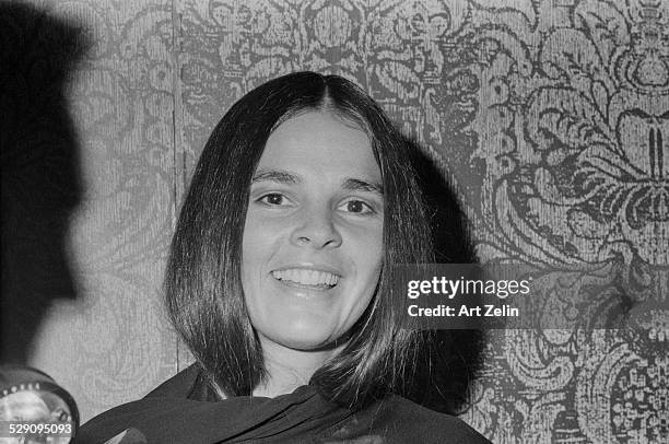 Ali MacGraw close-up; circa 1970; New York.