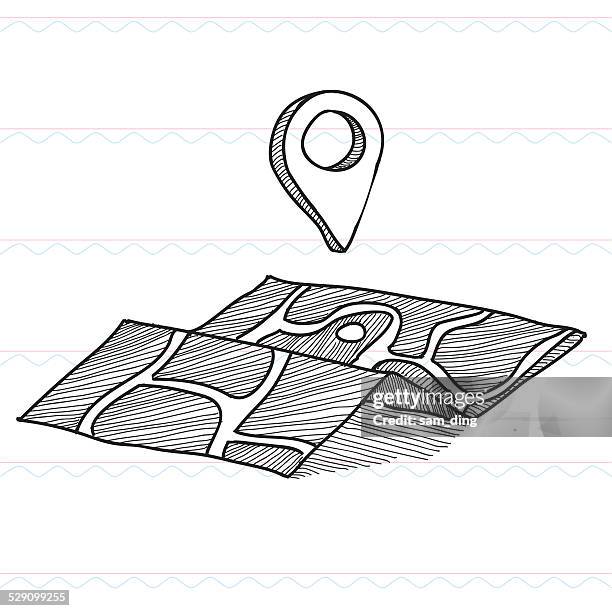 Squiggly Line Destination Squiggly Lines On Map Photos and Premium High Res Pictures - Getty Images